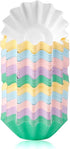 100 PCS Baking Cups Cupcake Liner Flared Standard Muffin Wrappers Greaseproof Coated Paper for Wedding Birthday Holiday