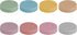 Vaincre 8PCS Mason Jar Lids, Colored Plastic Regular Mouth Leak Proof Canning Lids with Silicone Rings for Ball Jars