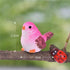 Wixine 16Pcs/Set Cute Little Bird Mini Animal Model, Miniature Landscape Ornament for Garden Bonsai
