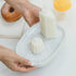 Marble Vanity Tray, Decorative Oval Storage Organizer for Mini Bathroom Kitchen Dresser Jewelry Dish, Counter or Desk