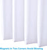 YOSTEV Waterproof Polyester Bathroom Shower Curtain Liner, 54 x 78 Inches, White, with Grommets and Magnets