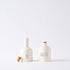 Stacked Oil and Vinegar Decanter Set - White