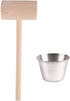 Artcome 22 Piece Seafood Tools Set for 4 People with 4 Lobster Crab Crackers, 4 Shellers, 6 Forks, 4 Cups, 4 Mallets