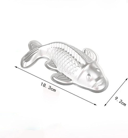 3D Aluminum alloy carp cake bakeware, fondant cake decoration bakeware, fish-shaped cake mold (7 inch) by QFYFGYT