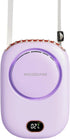 Portable Neck Fan, Handheld Mini USB Rechargeable Fan for Kids, Women, Home Outdoor Travel (Purple)