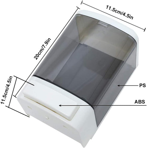 Commercial (33.8 oz) 1000ml Evhome Manual Soap Dispenser Kitchen Bathroom Wall Mounted Soap Dispenser for Liquid