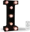 LED Black Alphabet Marquee Letters Sign, Light Up Marquee Number Letter Lights for Home Bar Christmas Birthday Party