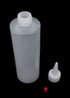 8 (Pack 3) BRIGHTFROM Squeeze Bottles Ounce for Sauces, Olive Oil, Ketchup, Mustard, Syrup - Plastic Dispenser