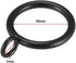 uxcell Metal Curtain Rings, 1 Inch Inner Dia Drapery Ring for Black Curtain Rods, 24 Pcs