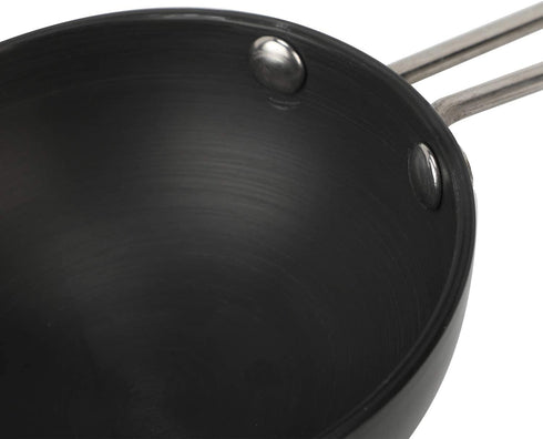 Vinod Hard Anodized Large Tadka Pan, 3.25 mm Thick