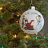 Tree Buddees Oh Sh*t Funny Snowblower vs Snowman Glass Bulb Ornament