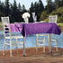 LinenTablecloth 54-Inch Polyester Tablecloth in Purple