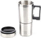12V Car Heating Cup: Stainless Steel Heating Coffee Thermos Mug, Portable Water Heater with Airtight Lid for Travel