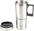 12V Car Heating Cup: Stainless Steel Heating Coffee Thermos Mug, Portable Water Heater with Airtight Lid for Travel