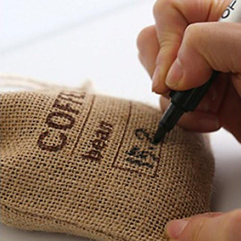 Jute Woven Bundles for Kitchen Sundries, Coffee Bean Bags, Peas Bags, Natural Burlap Drawstring Reusable (3, 11.8" X