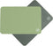 The Silicone Kitchen Silicone Oven Baking Mats, Dishwasher Safe, Extra Thick, Quarter Sheet, Green and Gray