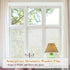 LEMON CLOUD Self-Adhesive Privacy Window Film, No-Glue Static Cling Stripe Pattern, 17.5 x 78.7 Inch