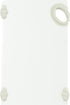 Winco Non-Slip Cutting Board with Hook, 6" x 10", White