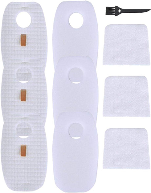 Dttery 3 Pack Filter Kit for Shark Rocket DuoClean HV380 Series, 6 Pre-Filters (3 Foam + 3 Felt) and 3 Post-Filters