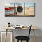 Jet Engine Wall Art for Living Room, Aviation Decor, Modern Airliner Canvas Prints for Bedroom and Office, 42"Wx20"H