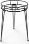 iLTreFlo Midcentury Modern Metal Potted Plant Stand 18.7 inches Tall Flower Pot Holder