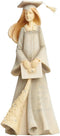 Foundations Stone Resin Figurine, Graduation Girl, 7.68”