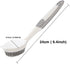 AMORBASE Dish Scrubber, Silicone Soft Bristles Scrub Brush with Scraper Tip, Comfortable Grip Brushes for Kitchen Sink