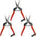 Zenport Industries H300-3PK Hand Pruner, Red Gardening Tool