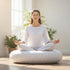 32 Inch THE ART BOX Round Floor Pillow Insert Extra Thick Hypoallergenic Polyester Fill, Meditation Cushion & Large