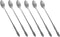 HornTide 6-Piece Mixing Spoon Set - 8-Inch Long Handle Spoons for Ice Cream, Cold Drink, Fruit Juice, Cocktail Stirring