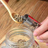 Salt and Pepper Grinder Set of 2, Stainless Steel Push Button Grinder for Black Pepper and Sea Salt