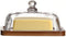 Glass Butter Dish with Lid,Airtight Cover for Fresh Butter,Clear Butter Keeper,Butter Tray,Large