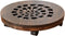 SINOBEST Wood Plant Caddy, Heavy Duty Rolling Planter Dolly With Rotating Casters, Movable