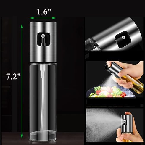 Olive Oil Sprayer for Cooking, Mini Bottle Kitchen Gadget for Air Fryer, BBQ, Pan, Salads, Baking (1 Pack)