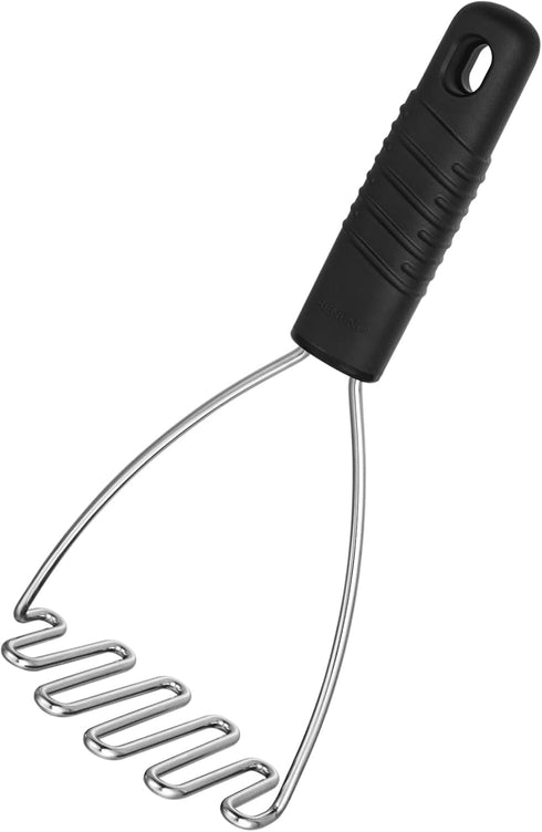 Beneno Heavy Duty Stainless Steel Wire Potato Masher with Soft Grip Handle for Effortless Mashing, Sturdy & Rust-Proof