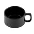 G.E.T. BF-080-BK-EC Melamine Shatter-Resistant Mug/Coffee Cup, 11 Ounce, Black, Set of 4
