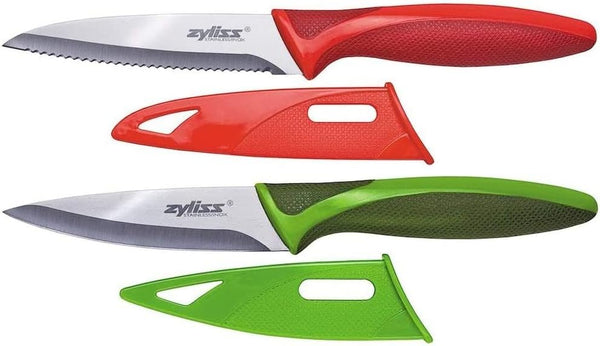 Zyliss Classic Paring Knife Set with Sheath Cover - Precision Knife for Cutting, Slicing & Peeling - Small Culinary 3