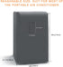15 18 30" Luxiv Portable Air Conditioner Cover, Gray Portable AC Unit Cover x x Anti-Dust Compact Air Conditioner