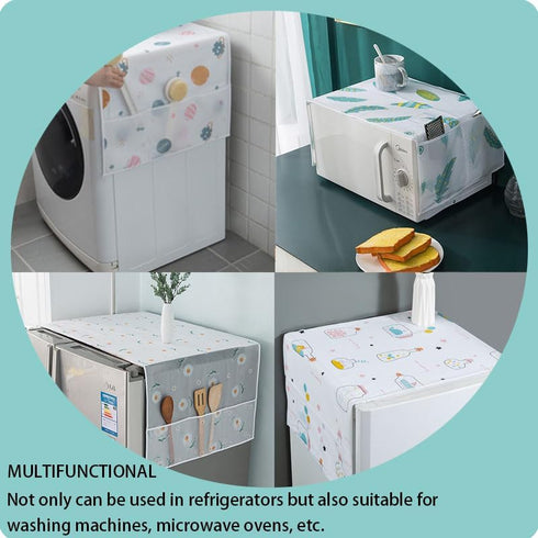 Multipurpose Refrigerator Dust Cloth, Waterproof Cover for Washing Machine, Oven, Dishwasher, Kitchen Appliances with