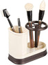 Countertop 4 mDesign Decorative Bathroom Dental Storage Organizer Holder Stand for Electric Spin Toothbrush/Toothpaste