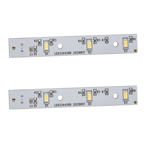 WR55X26671 LED Refrigerator Light Board for GE Refrigerator Part PS11767930 AP6035586 (2 Pack)