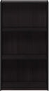 Furinno Basic 3-Tier Bookcase Storage Shelves in Dark Walnut