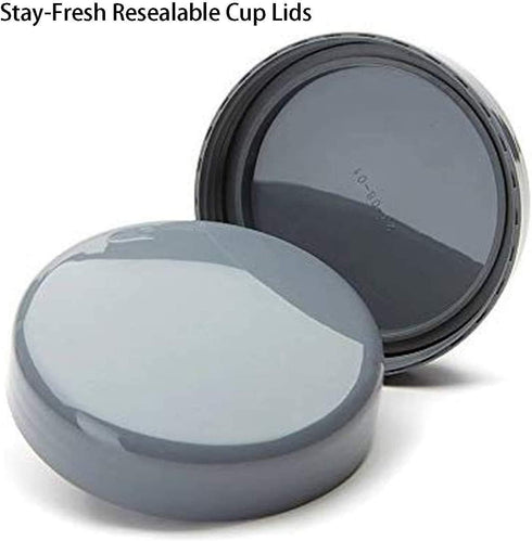 Stay-Fresh Resealable Cup Lids & Flip Top To-go Lid - Replacement Parts for NutriBullet Blender Cups