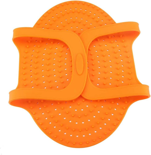 Silicone Turkey Lifter for Roasting Pan, Orange for Turkey and Chicken Barbecue