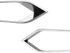 2 Pieces Fish Bone Tweezers, Stainless Steel Flat and Slant Tweezers, Pliers Remover Tool (4.6")