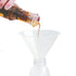 8 Pack Multi-Purpose Plastic Funnels, Long Reaching Spout (4.7 ), Easy Content Transfer by ZMYBCPACK