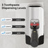 3-Level 2 Smart Automatic Electric Toothpaste Dispenser for Kids - Wall Mounted Bathroom Squeezer with Adjustment