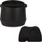6 Inch Large Capacity Espresso Knock Box Tamping Mat, Espresso Machine Accessories Set of 2 with Removable Knock Bar