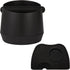 6 Inch Large Capacity Espresso Knock Box Tamping Mat, Espresso Machine Accessories Set of 2 with Removable Knock Bar