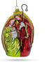 Nativity Scene Blown Glass Christmas Ornament